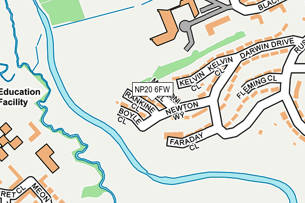 NP20 6FW map - OS OpenMap – Local (Ordnance Survey)