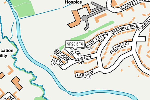 NP20 6FX map - OS OpenMap – Local (Ordnance Survey)