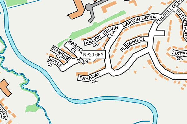 NP20 6FY map - OS OpenMap – Local (Ordnance Survey)