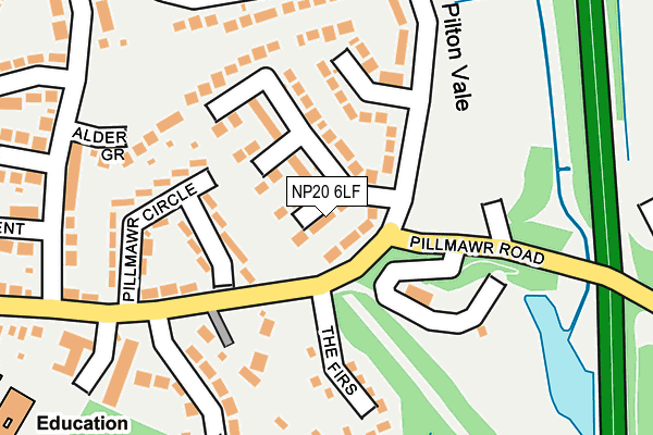 NP20 6LF map - OS OpenMap – Local (Ordnance Survey)