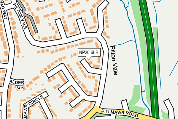 NP20 6LR map - OS OpenMap – Local (Ordnance Survey)