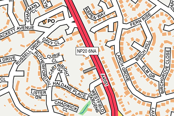 NP20 6NA map - OS OpenMap – Local (Ordnance Survey)