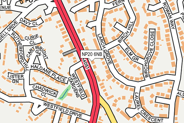 NP20 6NB map - OS OpenMap – Local (Ordnance Survey)
