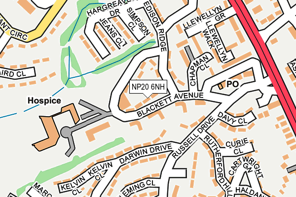 NP20 6NH map - OS OpenMap – Local (Ordnance Survey)