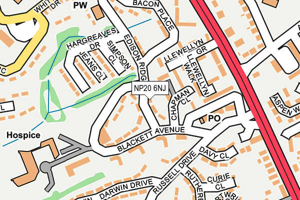 NP20 6NJ map - OS OpenMap – Local (Ordnance Survey)