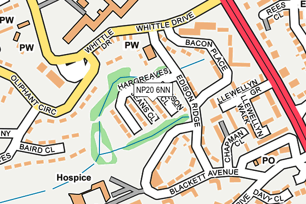 NP20 6NN map - OS OpenMap – Local (Ordnance Survey)