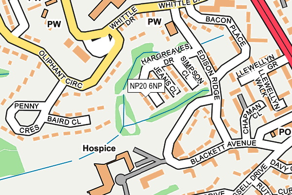 NP20 6NP map - OS OpenMap – Local (Ordnance Survey)
