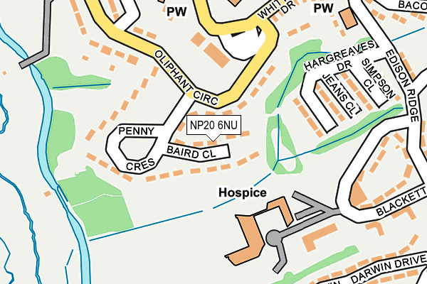 NP20 6NU map - OS OpenMap – Local (Ordnance Survey)