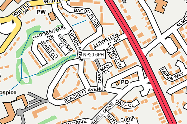 NP20 6PH map - OS OpenMap – Local (Ordnance Survey)