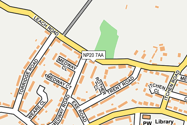 NP20 7AA map - OS OpenMap – Local (Ordnance Survey)
