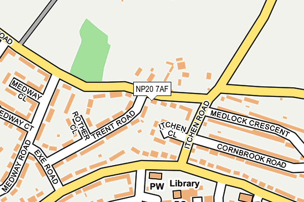 NP20 7AF map - OS OpenMap – Local (Ordnance Survey)