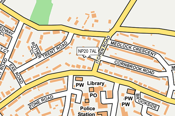 NP20 7AL map - OS OpenMap – Local (Ordnance Survey)