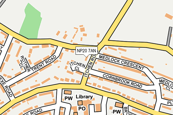NP20 7AN map - OS OpenMap – Local (Ordnance Survey)