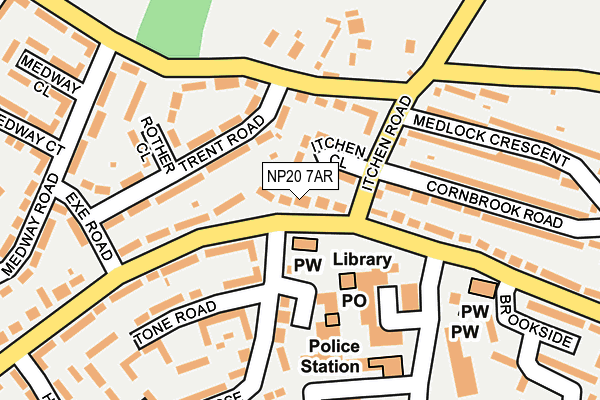 NP20 7AR map - OS OpenMap – Local (Ordnance Survey)
