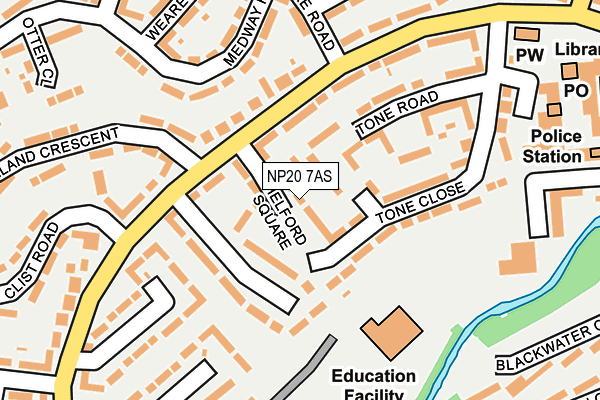 NP20 7AS map - OS OpenMap – Local (Ordnance Survey)