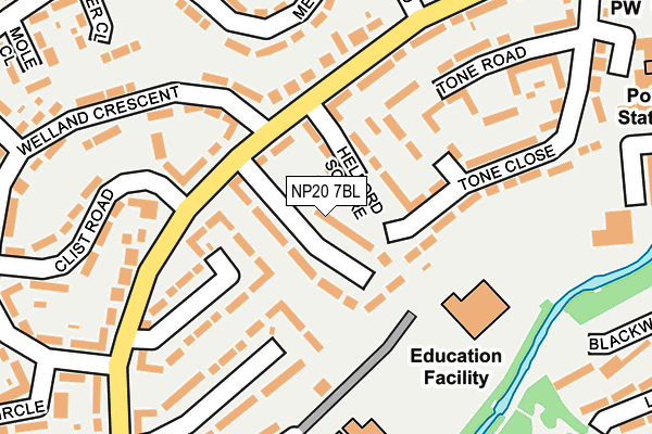 NP20 7BL map - OS OpenMap – Local (Ordnance Survey)