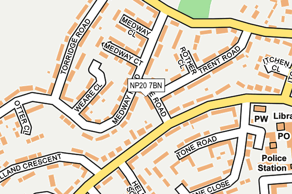 NP20 7BN map - OS OpenMap – Local (Ordnance Survey)