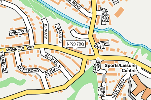 NP20 7BQ map - OS OpenMap – Local (Ordnance Survey)