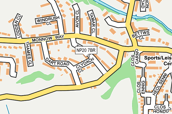 NP20 7BR map - OS OpenMap – Local (Ordnance Survey)