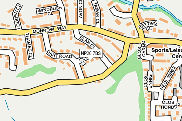 NP20 7BS map - OS OpenMap – Local (Ordnance Survey)