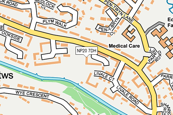 NP20 7DH map - OS OpenMap – Local (Ordnance Survey)