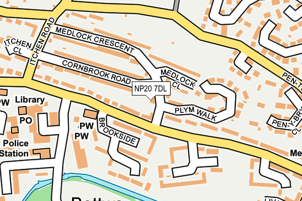 NP20 7DL map - OS OpenMap – Local (Ordnance Survey)