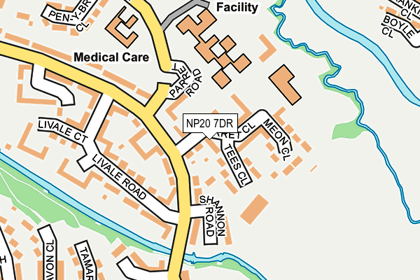 NP20 7DR map - OS OpenMap – Local (Ordnance Survey)