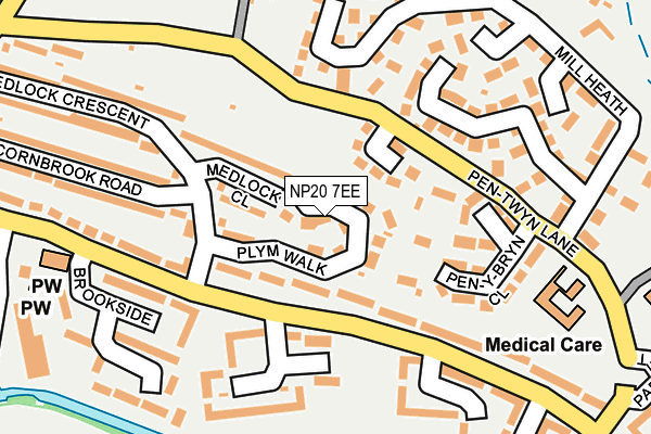 NP20 7EE map - OS OpenMap – Local (Ordnance Survey)
