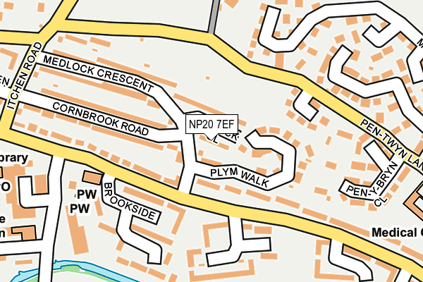 NP20 7EF map - OS OpenMap – Local (Ordnance Survey)