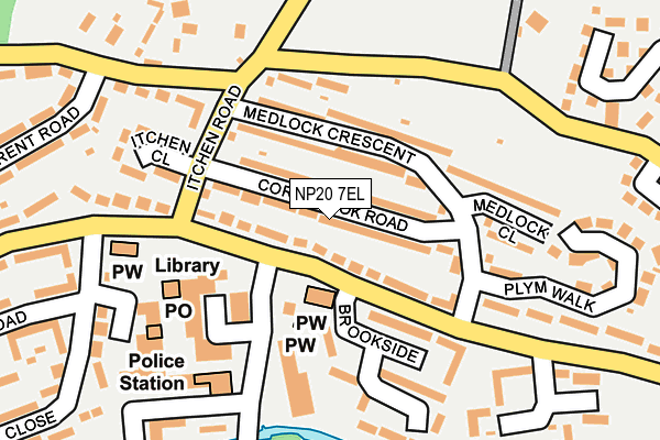 NP20 7EL map - OS OpenMap – Local (Ordnance Survey)