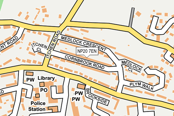 NP20 7EN map - OS OpenMap – Local (Ordnance Survey)