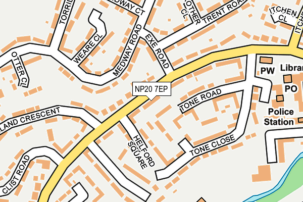 NP20 7EP map - OS OpenMap – Local (Ordnance Survey)