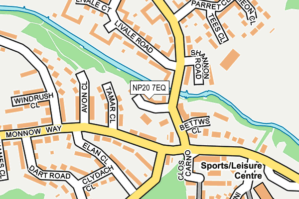 NP20 7EQ map - OS OpenMap – Local (Ordnance Survey)