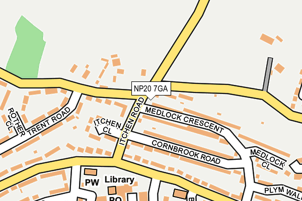 NP20 7GA map - OS OpenMap – Local (Ordnance Survey)