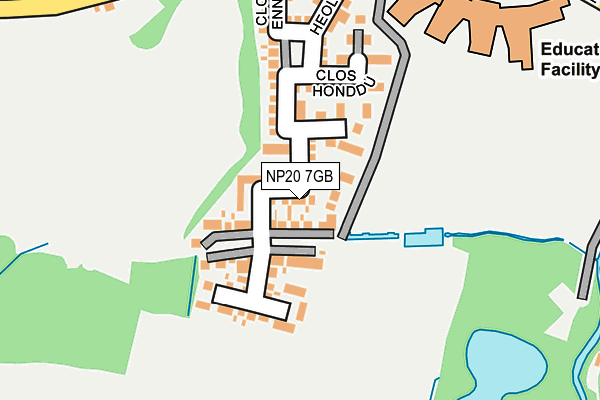 NP20 7GB map - OS OpenMap – Local (Ordnance Survey)