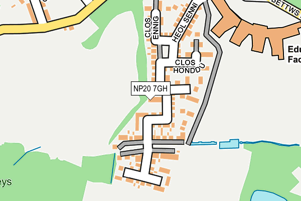 NP20 7GH map - OS OpenMap – Local (Ordnance Survey)