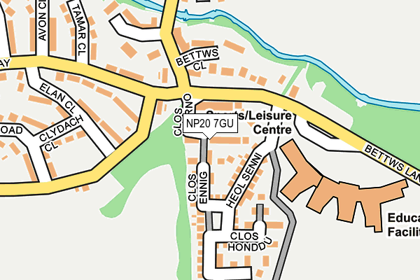 NP20 7GU map - OS OpenMap – Local (Ordnance Survey)