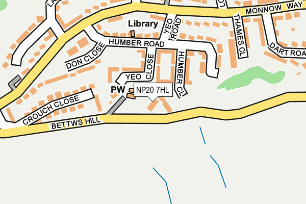 NP20 7HL map - OS OpenMap – Local (Ordnance Survey)