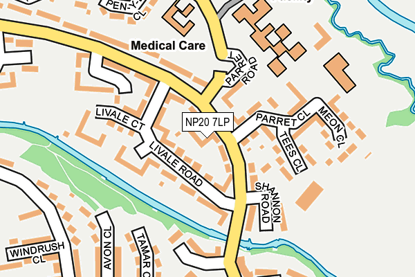 NP20 7LP map - OS OpenMap – Local (Ordnance Survey)