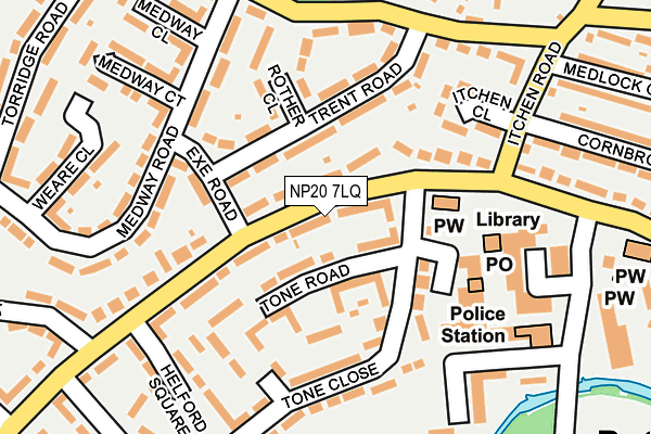 NP20 7LQ map - OS OpenMap – Local (Ordnance Survey)