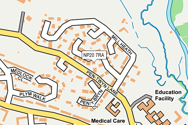 NP20 7RA map - OS OpenMap – Local (Ordnance Survey)