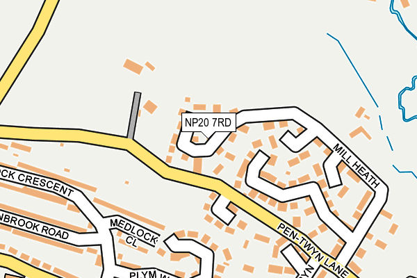 NP20 7RD map - OS OpenMap – Local (Ordnance Survey)