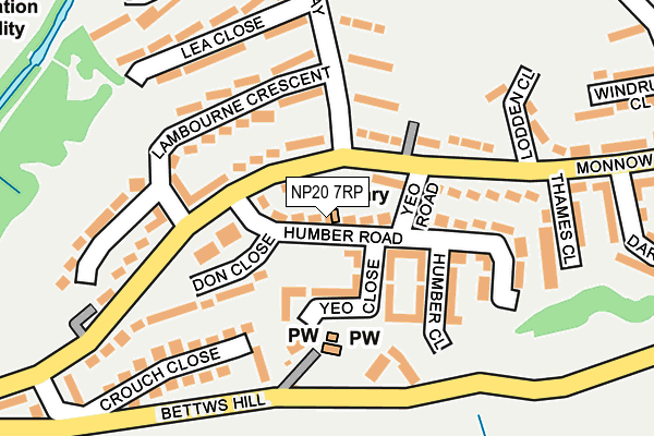 NP20 7RP map - OS OpenMap – Local (Ordnance Survey)