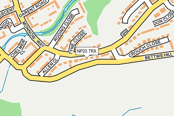 NP20 7RX map - OS OpenMap – Local (Ordnance Survey)