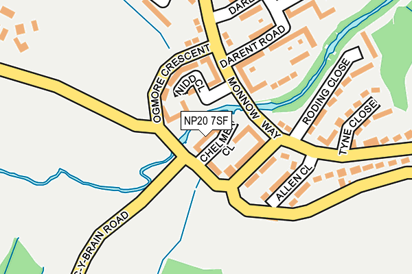 NP20 7SF map - OS OpenMap – Local (Ordnance Survey)