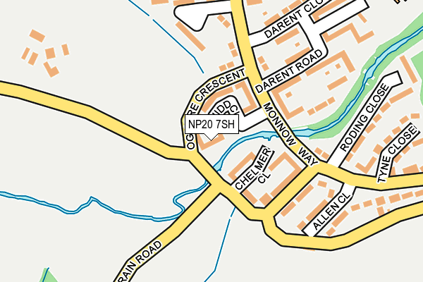 NP20 7SH map - OS OpenMap – Local (Ordnance Survey)