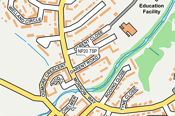 NP20 7SP map - OS OpenMap – Local (Ordnance Survey)