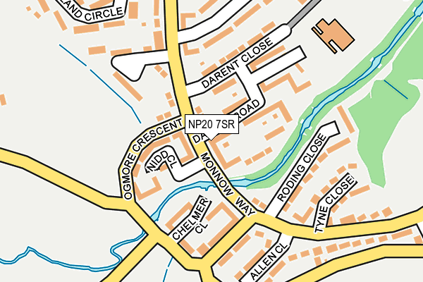 NP20 7SR map - OS OpenMap – Local (Ordnance Survey)