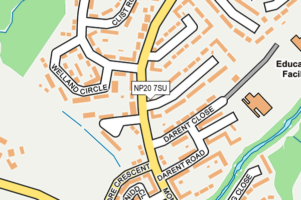 NP20 7SU map - OS OpenMap – Local (Ordnance Survey)