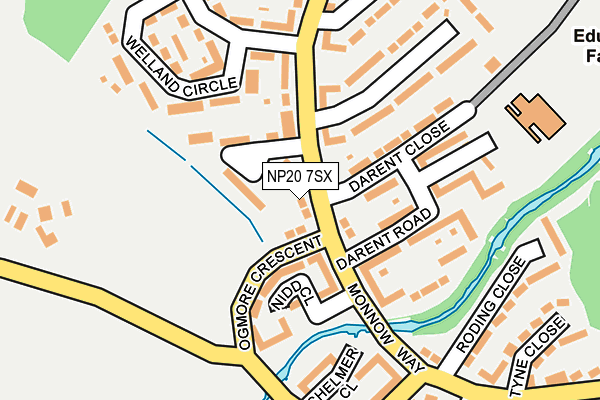 NP20 7SX map - OS OpenMap – Local (Ordnance Survey)